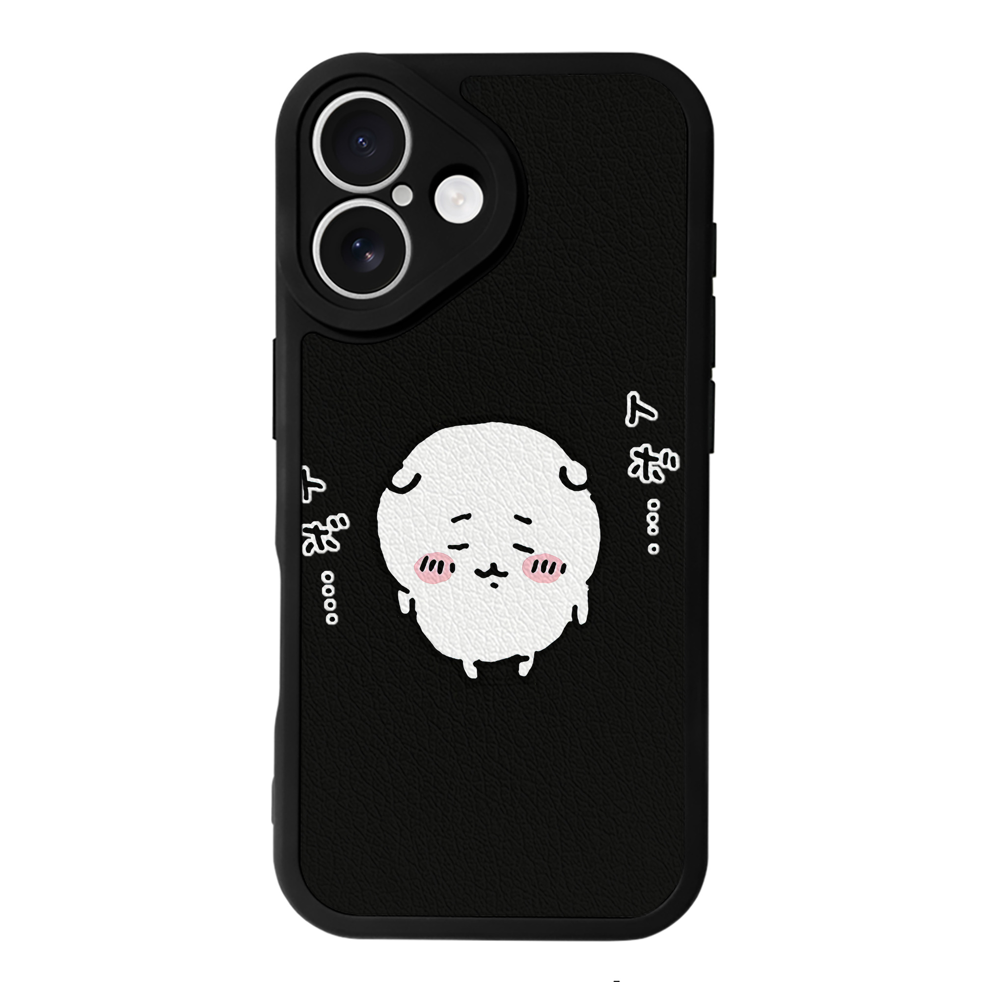 （画像用） ちいかわ ちいかわ Chii-kawa chiikawa 【iPhone 16シリーズ対応】シリコンスマホケース（レザー調） 材質：シリコン